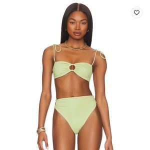 Tularosa Green High Waist Swimsuit